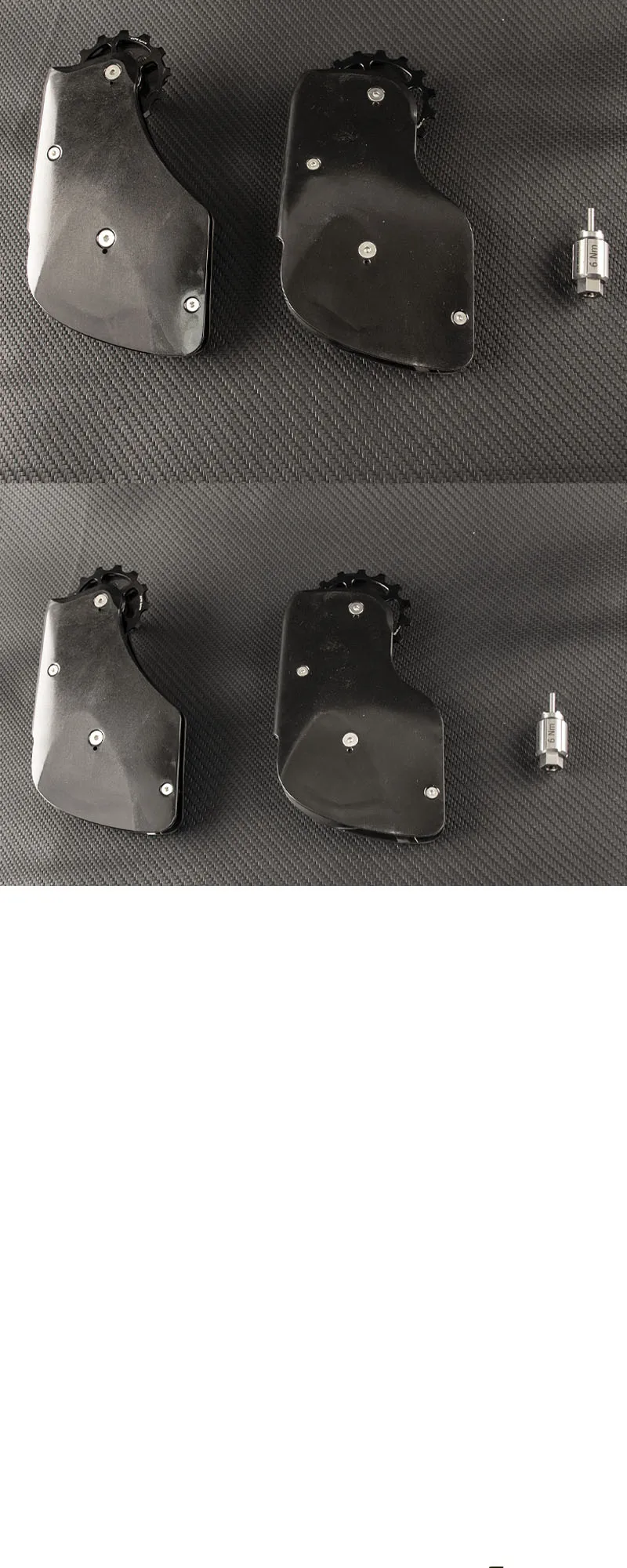 CS Bicycle Ceramic Peilin Carbon Oversized Jockey Pulley Rear Guide Wheel Derailleurs For Shimano R8000 R7000 105 FORCE RED AXS
