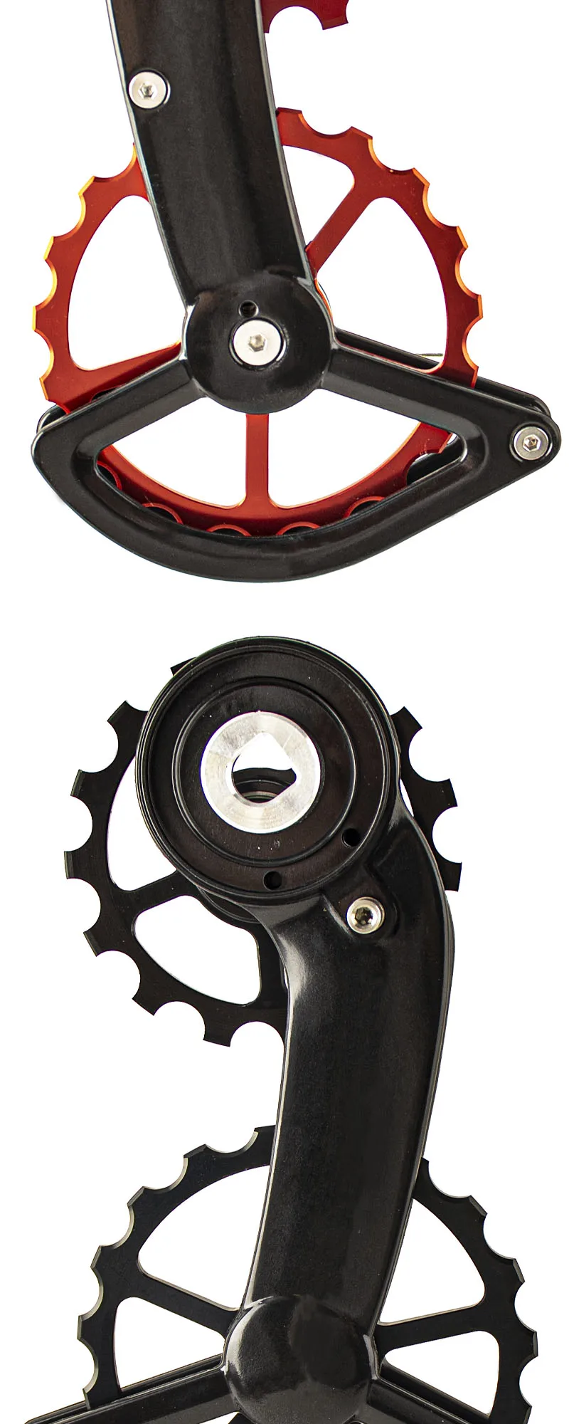 CS Bicycle Ceramic Peilin Carbon Oversized Jockey Pulley Rear Guide Wheel Derailleurs For Shimano R8000 R7000 105 FORCE RED AXS