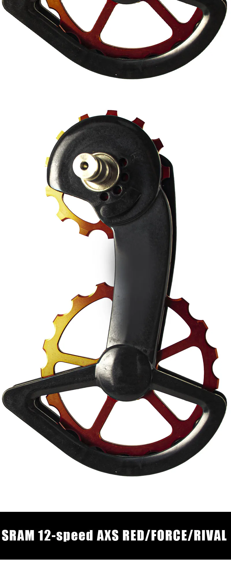 CS Bicycle Ceramic Peilin Carbon Oversized Jockey Pulley Rear Guide Wheel Derailleurs For Shimano R8000 R7000 105 FORCE RED AXS