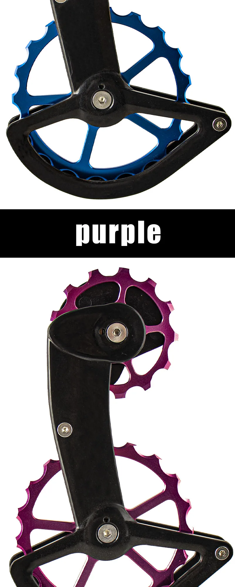 CS Bicycle Ceramic Peilin Carbon Oversized Jockey Pulley Rear Guide Wheel Derailleurs For Shimano R8000 R7000 105 FORCE RED AXS