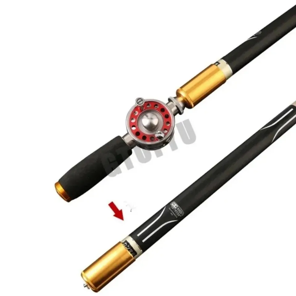 4.5M/5.4M/6.3M/7.2M/8.0M Adjust Position Super Light long Hard Carbon Fiber Hand Fishing Rod Telescopic Fishing Pole Stream