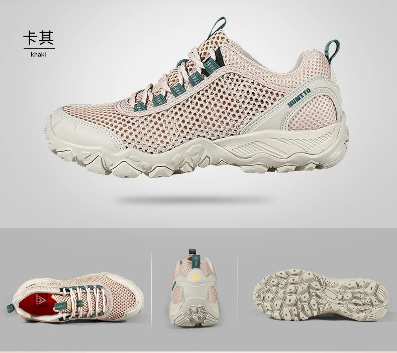 HUMTTO Shoes for Women Winter Waterproof Hiking Shoes Luxury Designer Climbing Trekking Boots Womens 2022 Leather Woman Sneakers