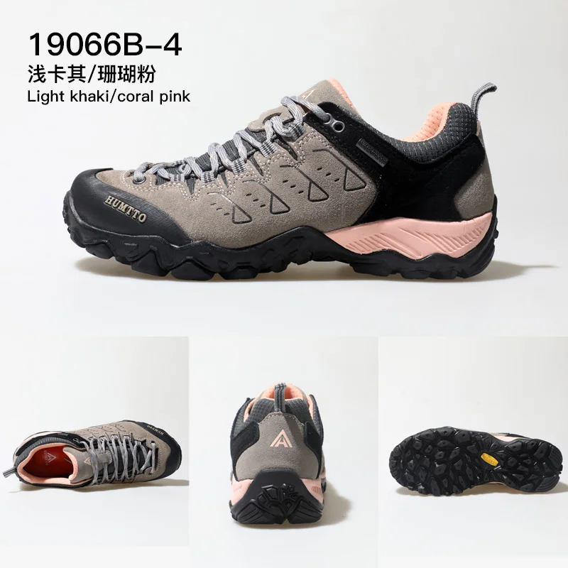 HUMTTO Shoes for Women Winter Waterproof Hiking Shoes Luxury Designer Climbing Trekking Boots Womens 2022 Leather Woman Sneakers