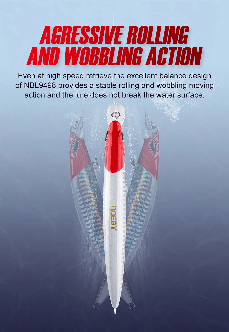 Noeby 5Pcs Fishing Lures 130mm 23g Floating Minnow Set Ultra Long Casting Jertbait Artificial Hard Bait for Sea Fishing Lure