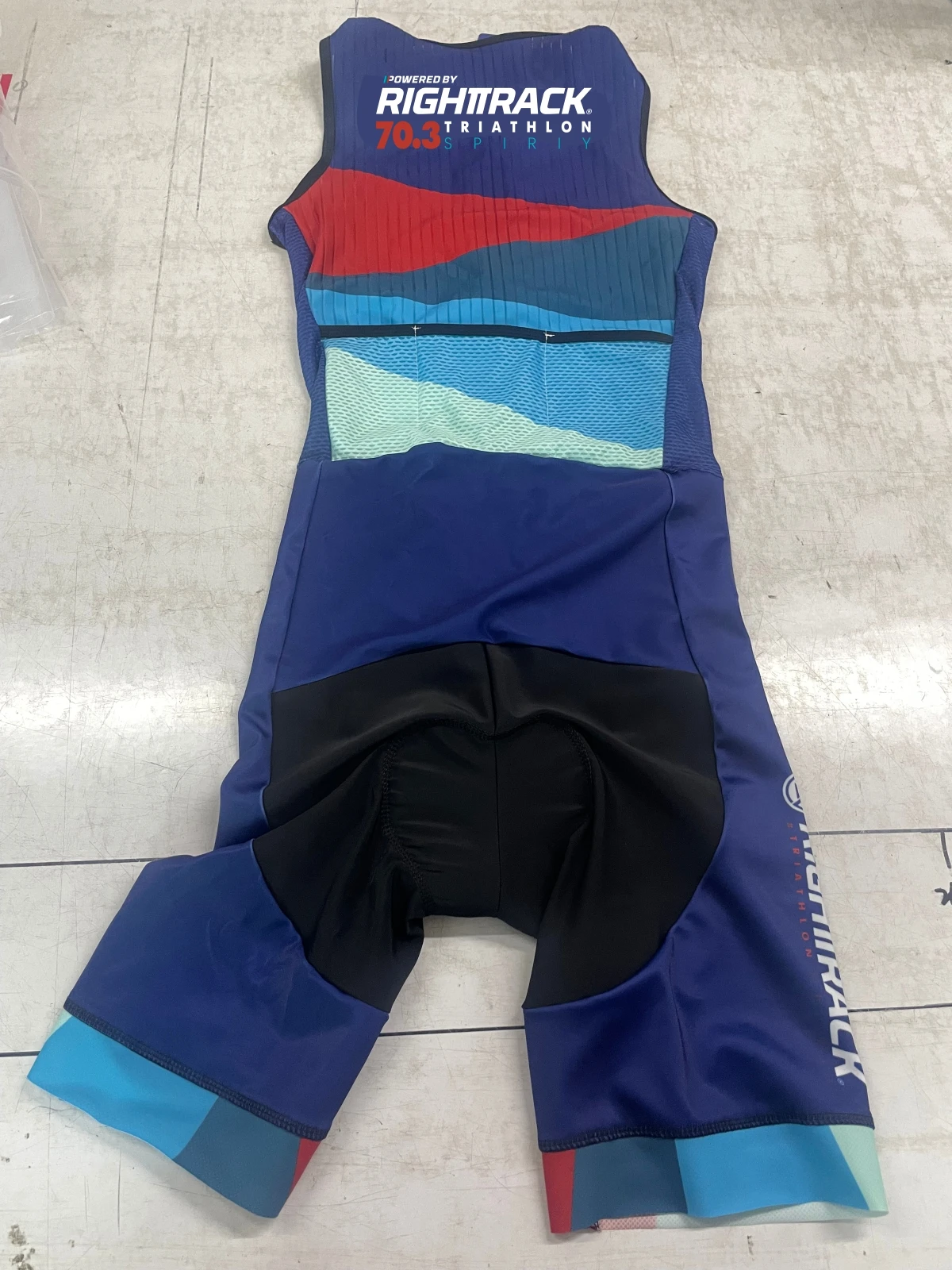 Pro TriDot Triathlon Trisuit 1PC Racesuit Clothing Unisex Jumpsuit Swimming Cycling Running Competition RIGHTTRACK Apparel