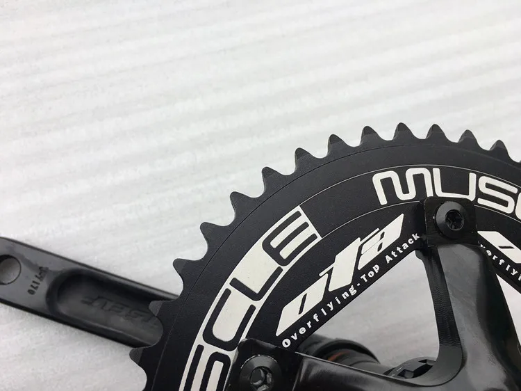 OTA Fixie Crankset , Single Speed Bicycle Crank, Fixed Gear Bike Parts, 48T, 170mm, BCD130, Aluminum Alloy with Hollowtech BB