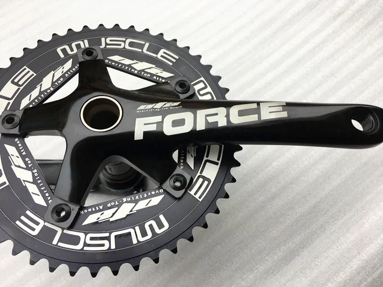 OTA Fixie Crankset , Single Speed Bicycle Crank, Fixed Gear Bike Parts, 48T, 170mm, BCD130, Aluminum Alloy with Hollowtech BB