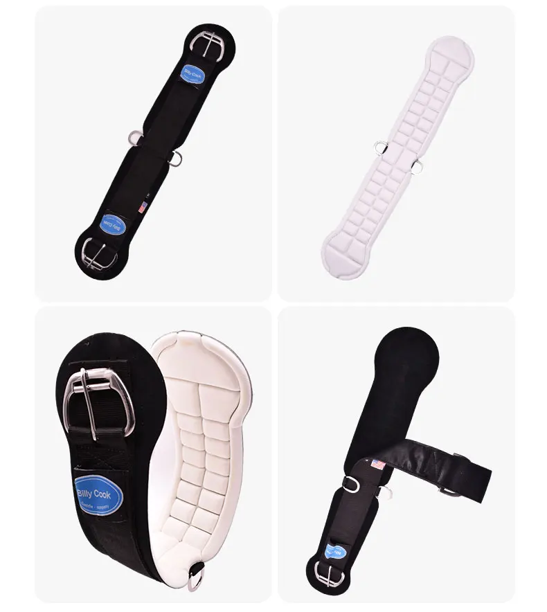 Western Horse Cinch Detachable Foam Cold-proof Wear-resistant Sweat-wicking Roll Snug Buckle Cinch