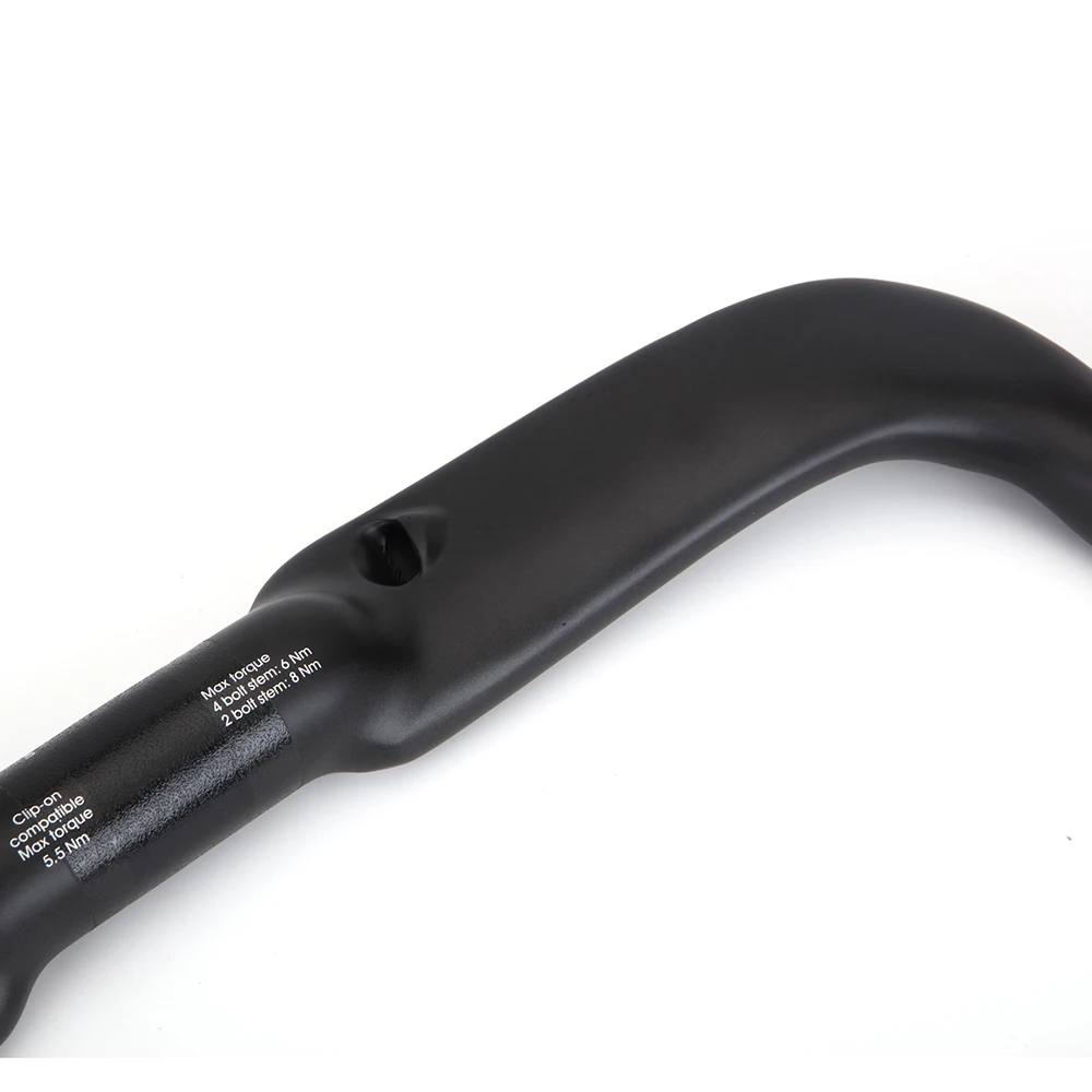 2022 NEW Carbon Fiber Gravel Mountain Bike Handlebar Road Bicycle Handlebars Half Internal Cable Routing Accessories 30 degrees
