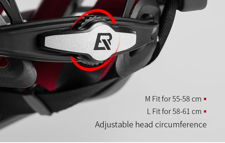 ROCKBROS Bicycle Helmet Breathable Ultralight Integrally-Molded Unisex Shockproof Adjustable Road Bike Helmet Cycling Equipment