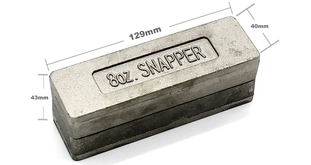 Dimatteo DIY Fishing Snapper Sinker Mould DMTSNSM/8oz Snapper Sinker 224g 1 Cavities