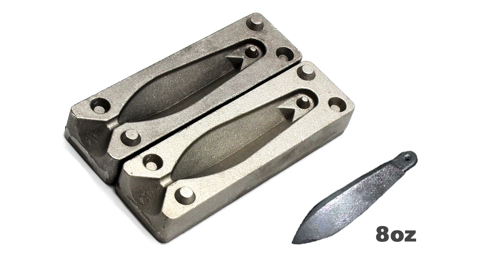 Dimatteo DIY Fishing Snapper Sinker Mould DMTSNSM/8oz Snapper Sinker 224g 1 Cavities