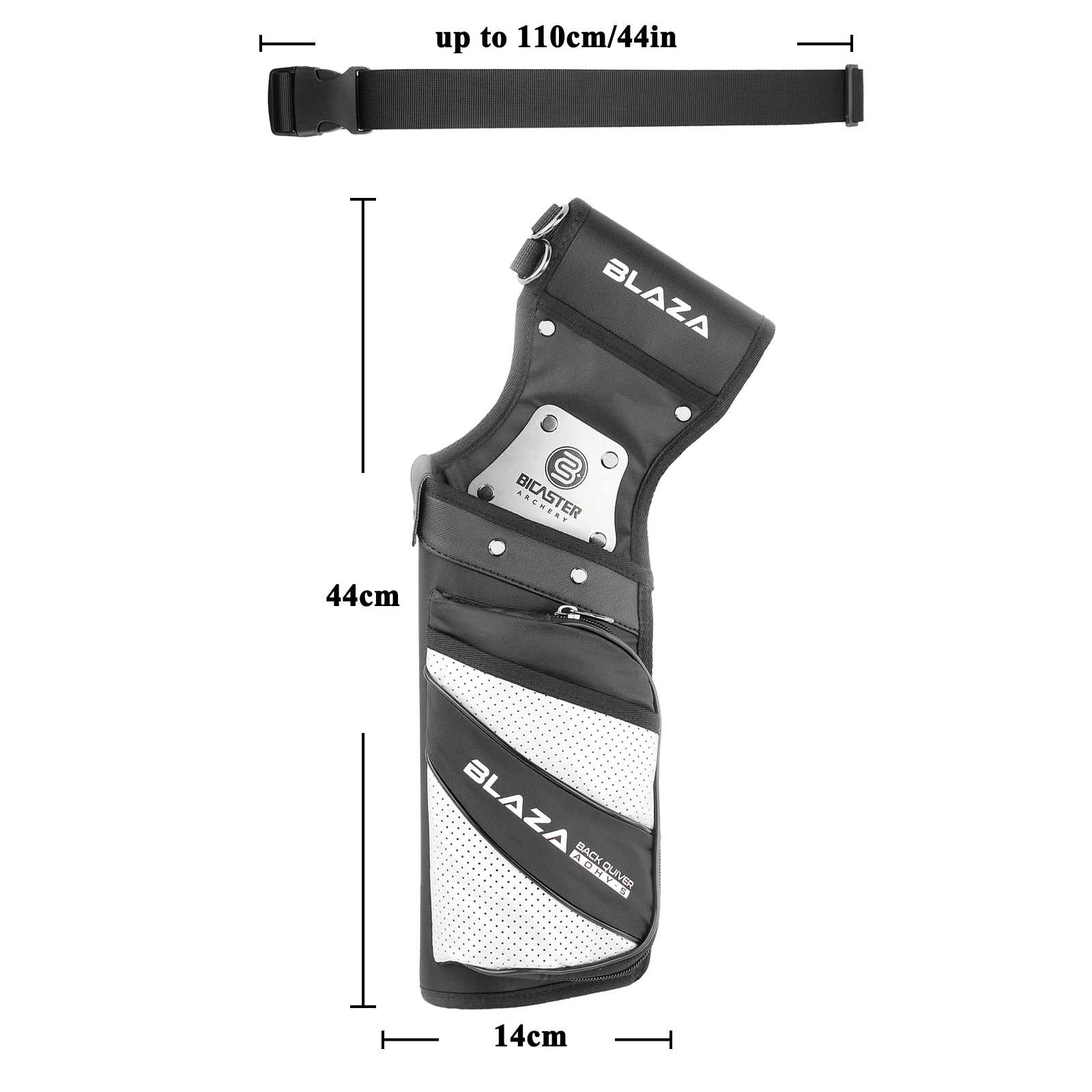 BLAZA-Arrow Quiver, Waist Back,Reverse,Right Hand/Left Hand, 6 Colors for Chioce-1 Set