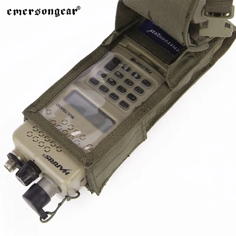 Emersongear For PRC148/152 Radio Pouch Molle Purposed Bag Outdoor Hunting Radio Vest Pocket Training Trekking Nylon EM8350