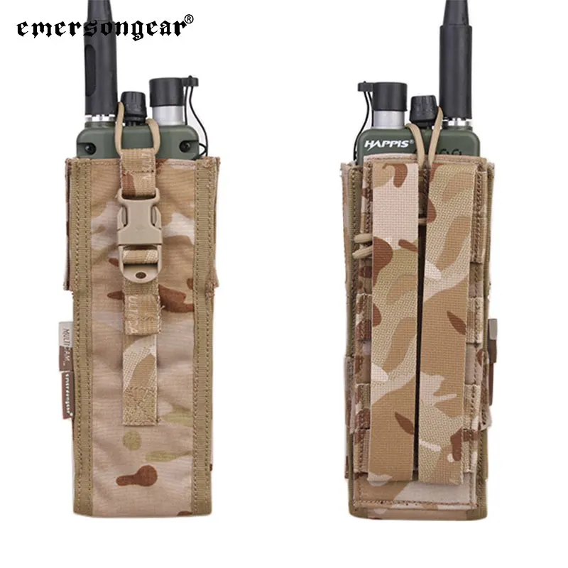 Emersongear For PRC148/152 Radio Pouch Molle Purposed Bag Outdoor Hunting Radio Vest Pocket Training Trekking Nylon EM8350