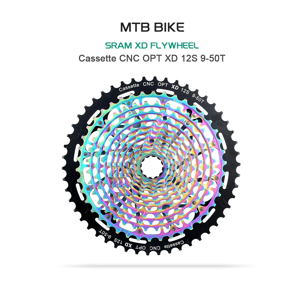 SUNSHINE MTB Bike CNC XD Cassette 11 12 Speed K7 12V/11V Mountain Bike Flywheel 10-50/52T Sprocket 9-50T 9-42T For SRAM GX EAGLE