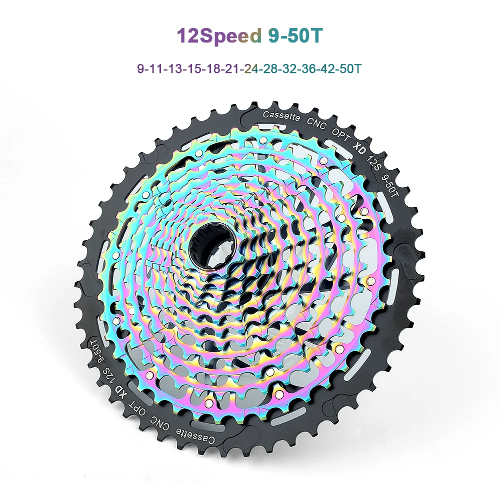 SUNSHINE MTB Bike CNC XD Cassette 11 12 Speed K7 12V/11V Mountain Bike Flywheel 10-50/52T Sprocket 9-50T 9-42T For SRAM GX EAGLE