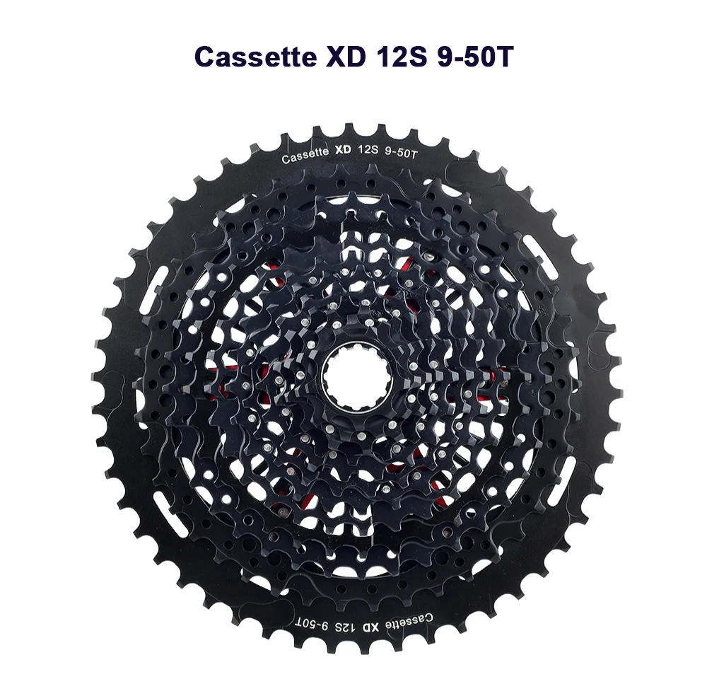 SUNSHINE MTB Bike CNC XD Cassette 11 12 Speed K7 12V/11V Mountain Bike Flywheel 10-50/52T Sprocket 9-50T 9-42T For SRAM GX EAGLE