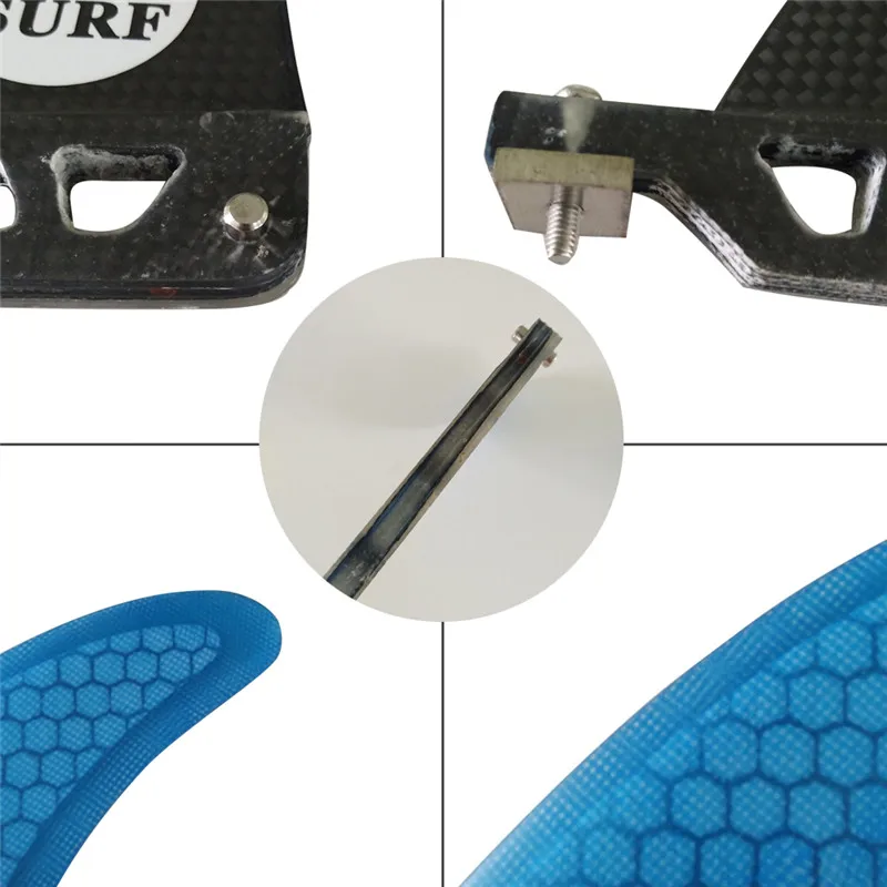 6/7/8/9 Inch Longboard Fin Center Fin Single Tab Honeycomb Fiberglass Fins Surfboard For Sup Paddle Barbatanas De Surf Masculino