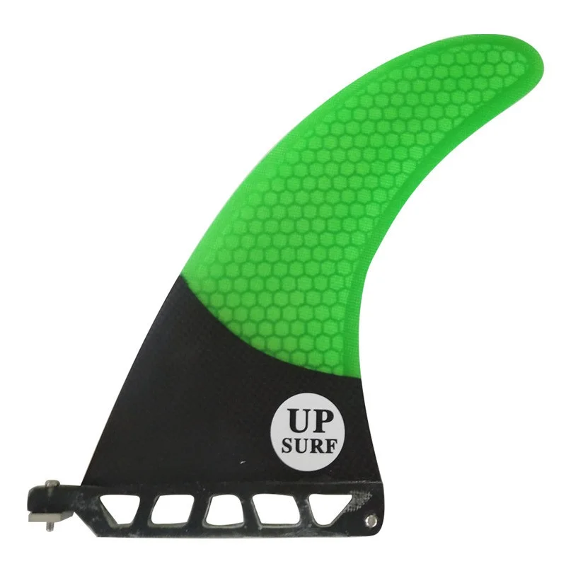 6/7/8/9 Inch Longboard Fin Center Fin Single Tab Honeycomb Fiberglass Fins Surfboard For Sup Paddle Barbatanas De Surf Masculino