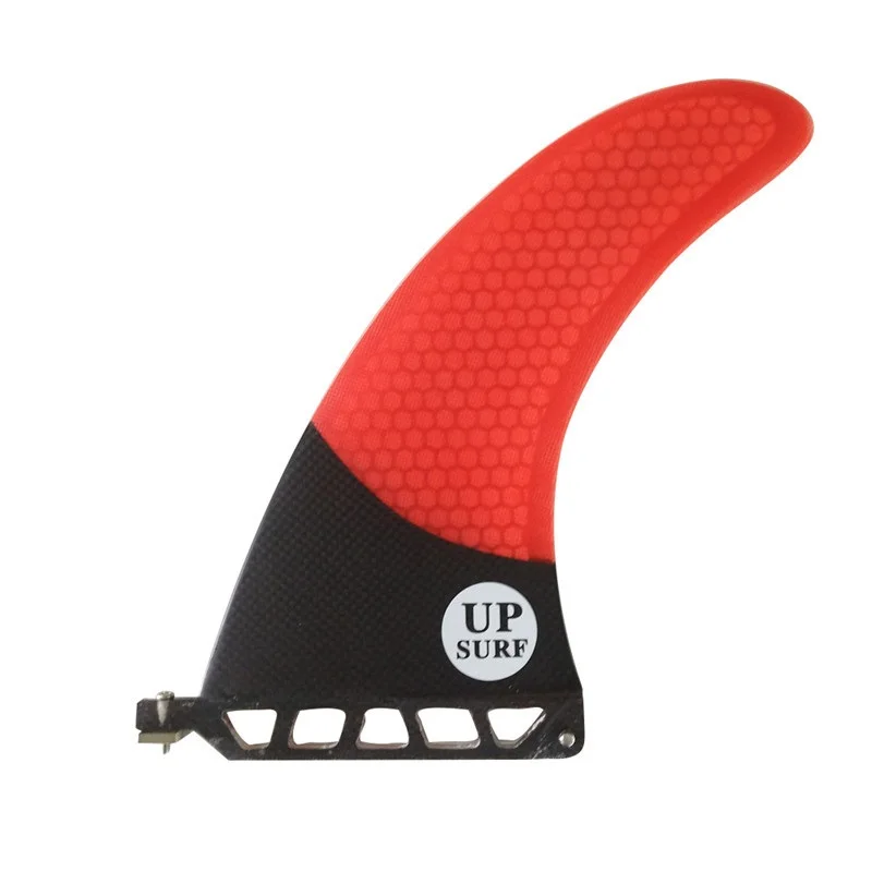 6/7/8/9 Inch Longboard Fin Center Fin Single Tab Honeycomb Fiberglass Fins Surfboard For Sup Paddle Barbatanas De Surf Masculino