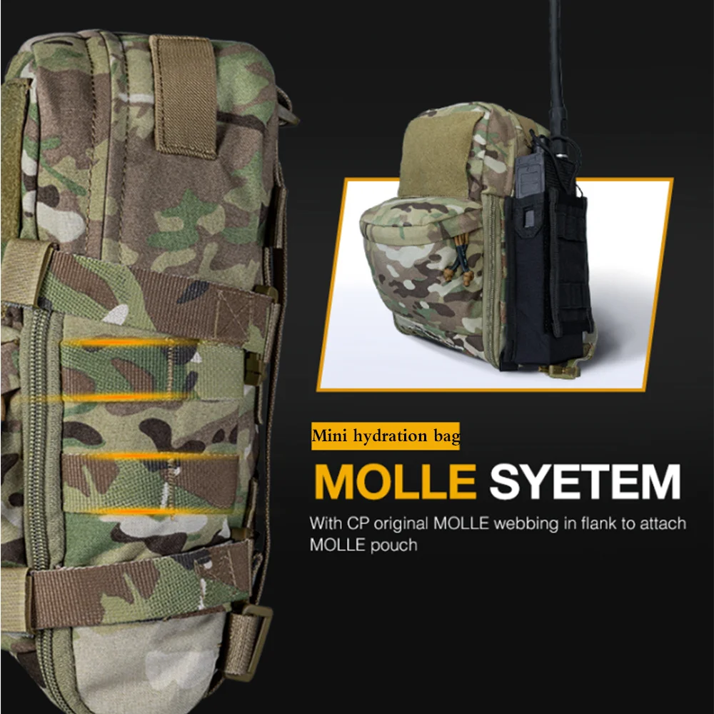 Mini Hydration Bag Hydration Backpack Assault Molle Pouch Outdoor Sport Water Bags