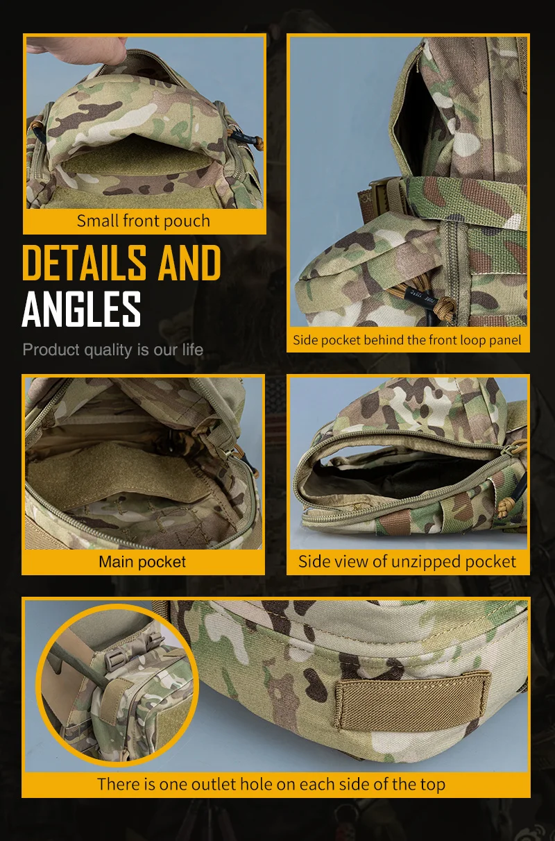 Mini Hydration Bag Hydration Backpack Assault Molle Pouch Outdoor Sport Water Bags