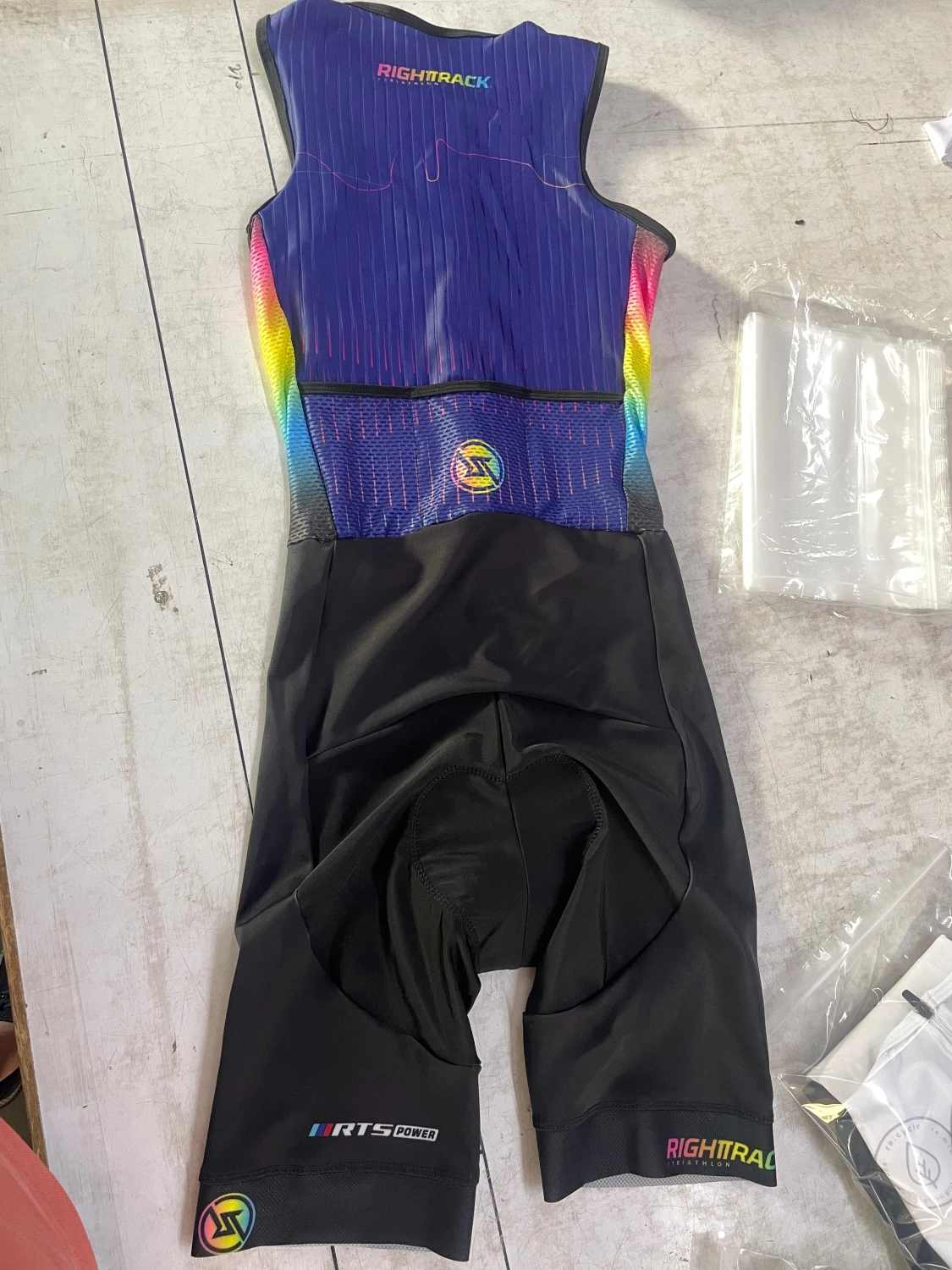 New World Triathlon Men's Trisuit Bicolor Sleeveless Skinsuit Clothing Jumpsuit Swimming Cycling Running Competition RT Apparel