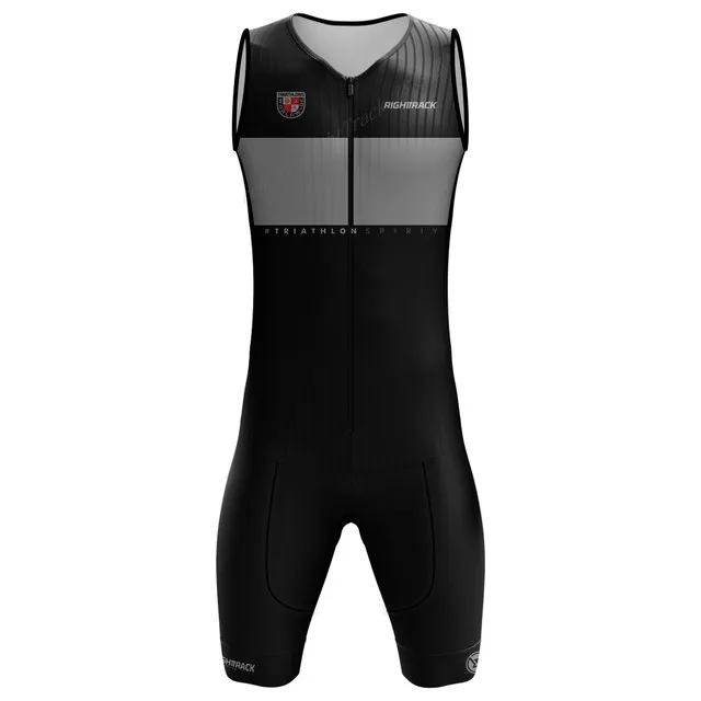 New World Triathlon Men's Trisuit Bicolor Sleeveless Skinsuit Clothing Jumpsuit Swimming Cycling Running Competition RT Apparel