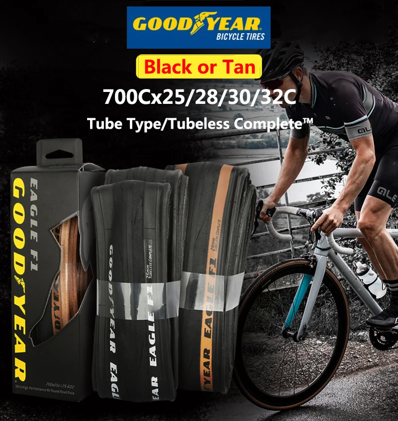 Goodyear Eagle F1 Road Bike Tires Tubeless/Tube Tyre 700x25C/28C/30C/32C Tire Bicycle Clincher Foldable Gravel Tyre Cycling Part