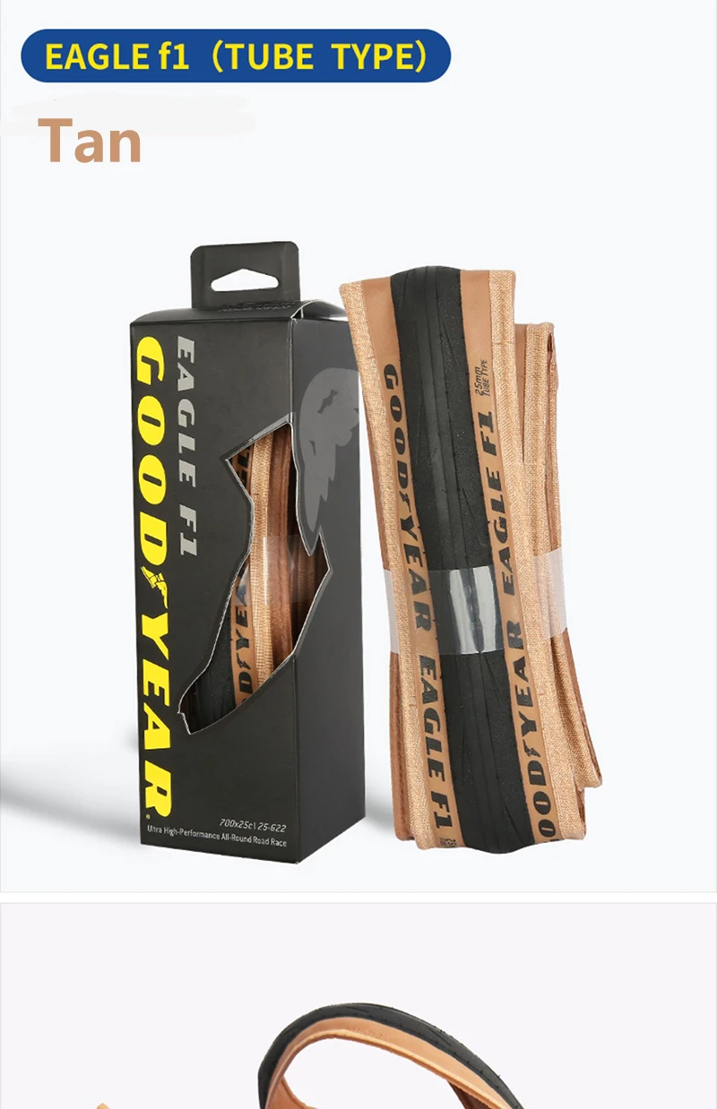 Goodyear Eagle F1 Road Bike Tires Tubeless/Tube Tyre 700x25C/28C/30C/32C Tire Bicycle Clincher Foldable Gravel Tyre Cycling Part