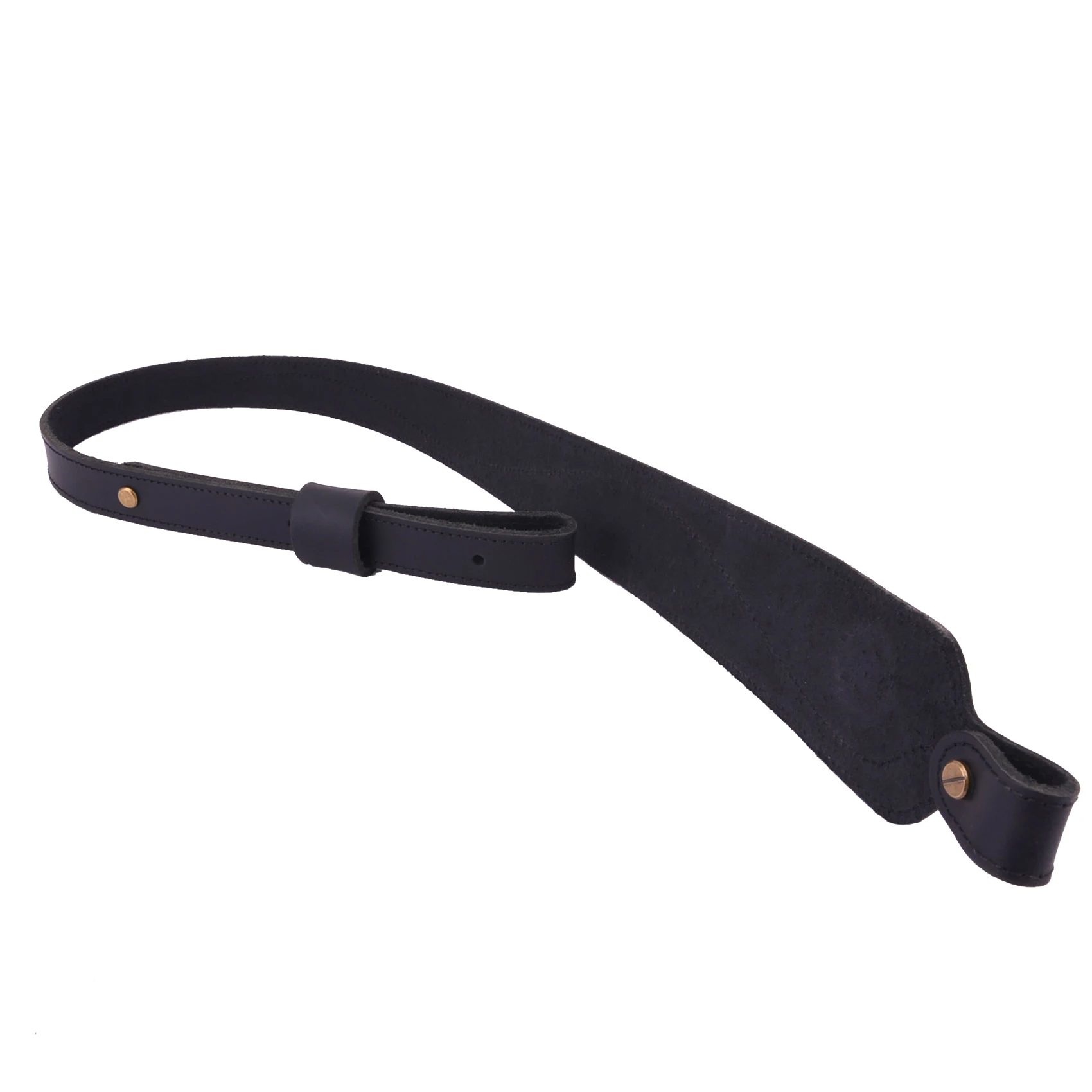 Vintage Leather Rifle Sling Adjustable Hunting Gun Shoulder Straps