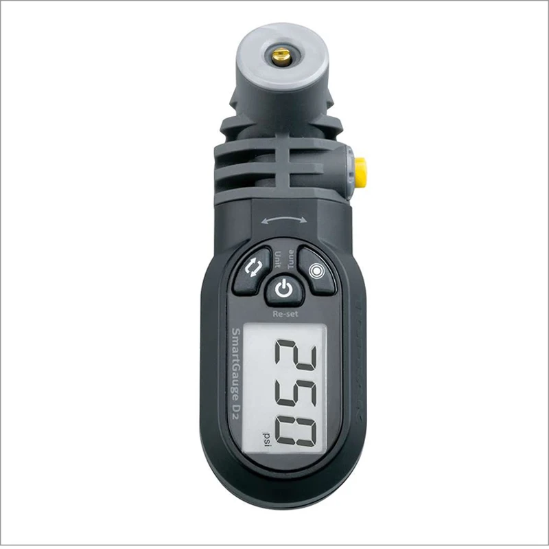 Topeak TSG-02 Bicycle Digital SmartGauge Bike Tire Air Pressure Gauge 250 PSI Electronic LCD Rotating SmartHead