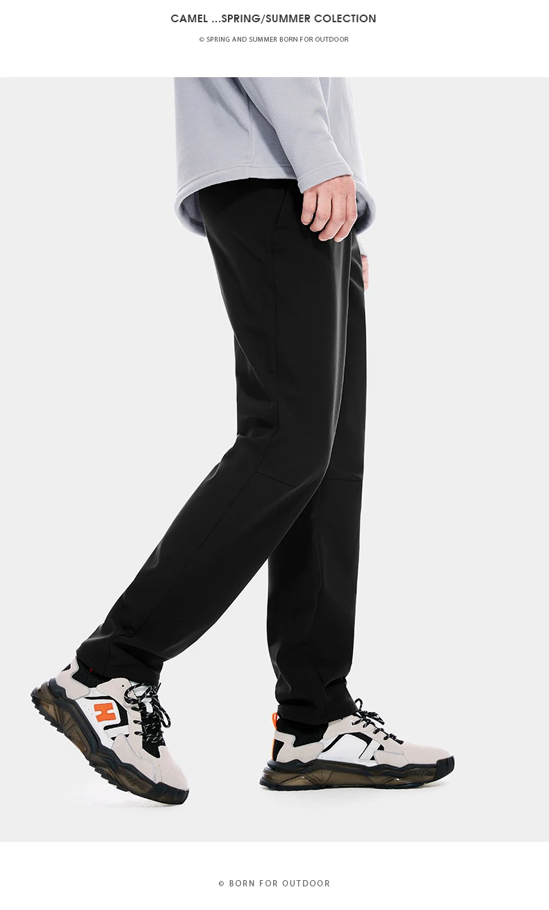 GOLDEN CAMEL Outdoor Pants Men and Women Winter Waterproof Velvet Soft Shell Tactical Pant for Men Sport Hiking Trousers Camping