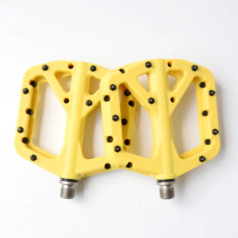 FIFTY-FIFTY Mountain Bike Pedal MTB Bicycle Flat Pedal non-slip nylon ultra light flat pedals