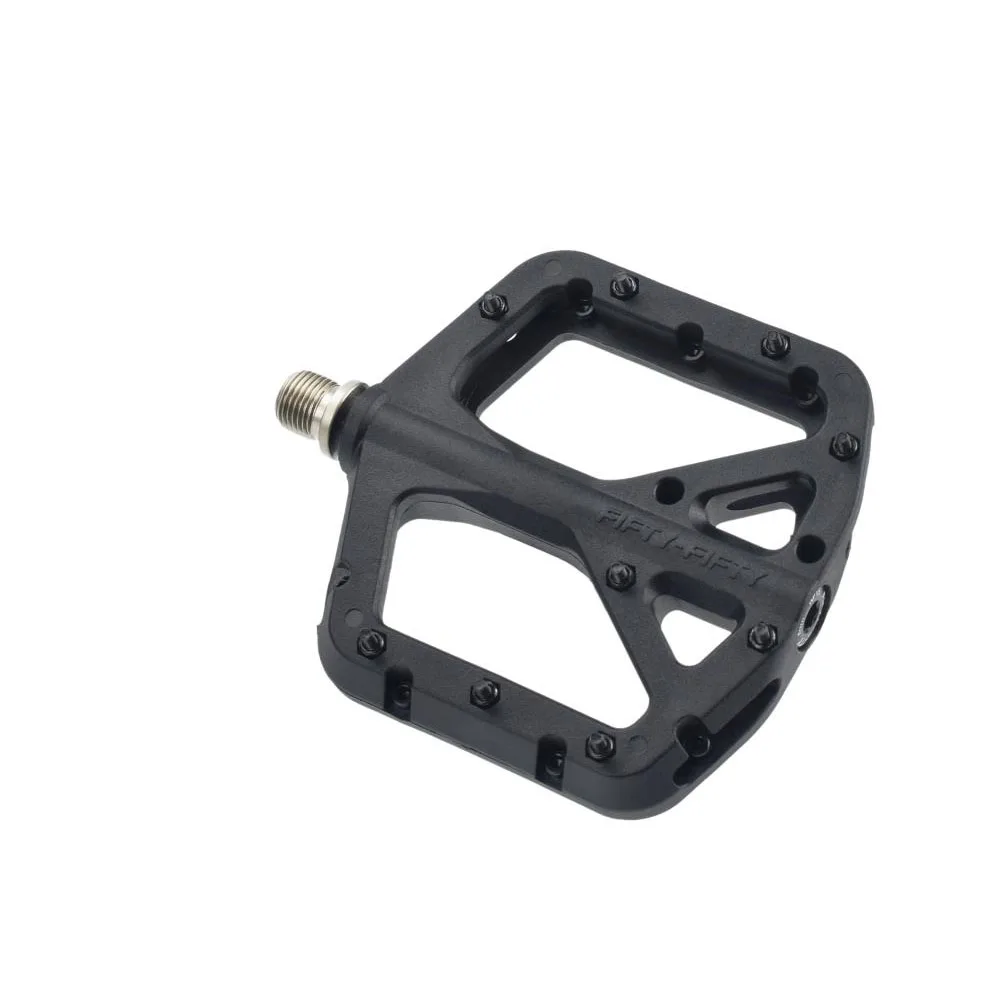 FIFTY-FIFTY Mountain Bike Pedal MTB Bicycle Flat Pedal non-slip nylon ultra light flat pedals