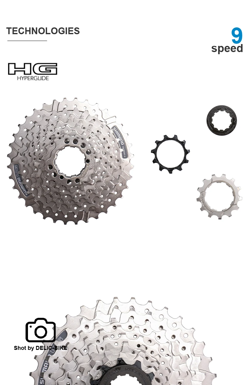SHIMANO ALIVIO M3100 3x9v Groupset with 3x9 speed Shifter REAR and M2000 Front DERAILLEUR HG200 Cassette Sprocket COG Chains