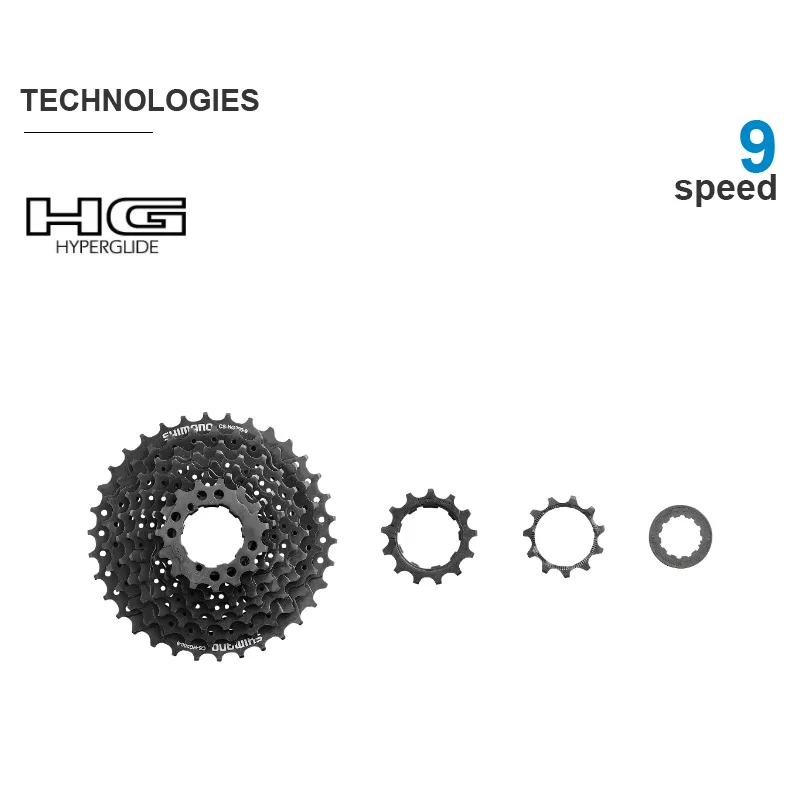SHIMANO ALIVIO M3100 3x9v Groupset with 3x9 speed Shifter REAR and M2000 Front DERAILLEUR HG200 Cassette Sprocket COG Chains
