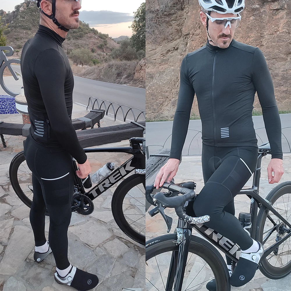 YKYWBIKE Mens Winter Thermal Cycling Jacket MTB Bike Coat Bicycle Clothing Long Sleeve Cycling Jerseys Ciclismo Jackets