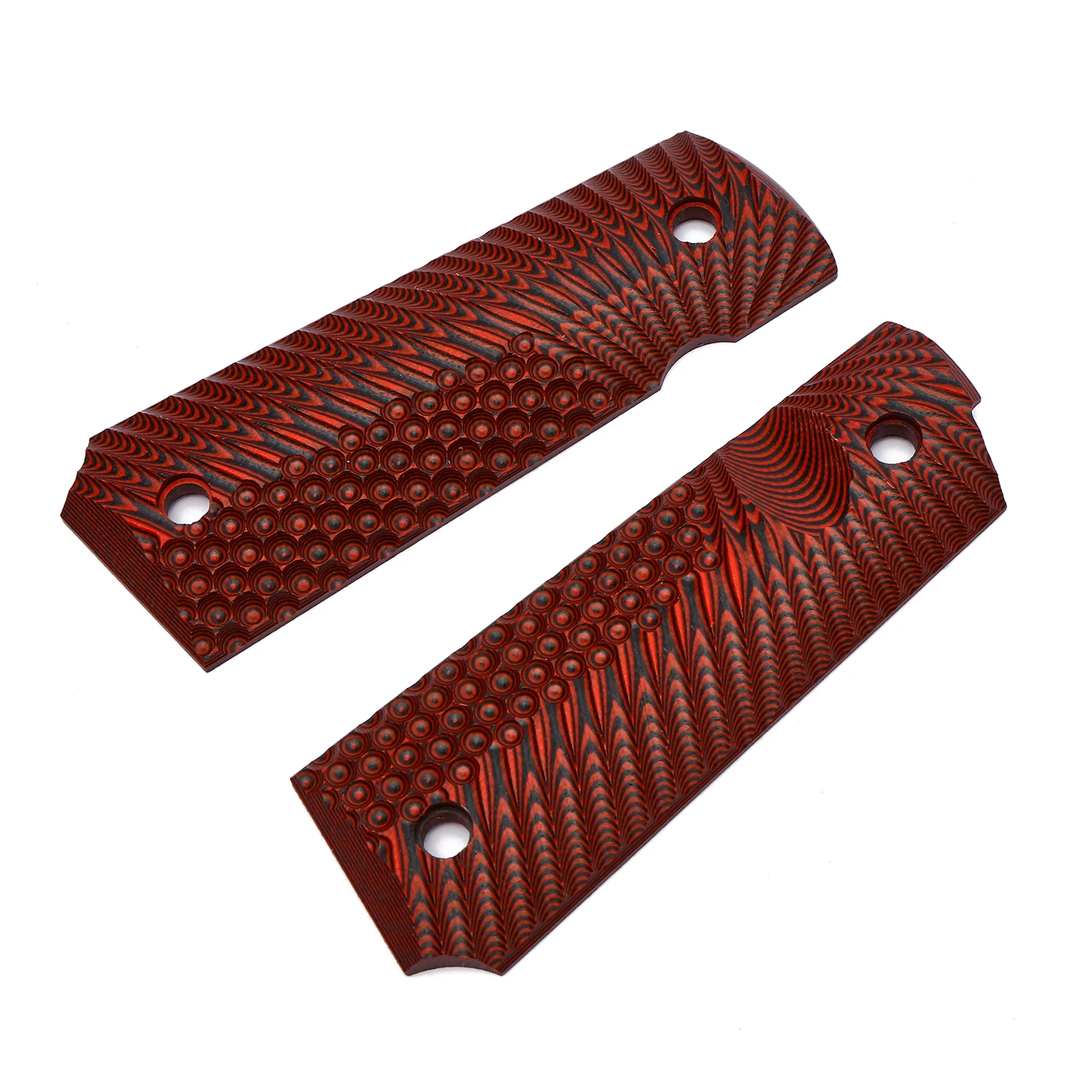 Guuun 1911 Grips G10 Full Size Government Commander Grip OPS Eagle wing Texture