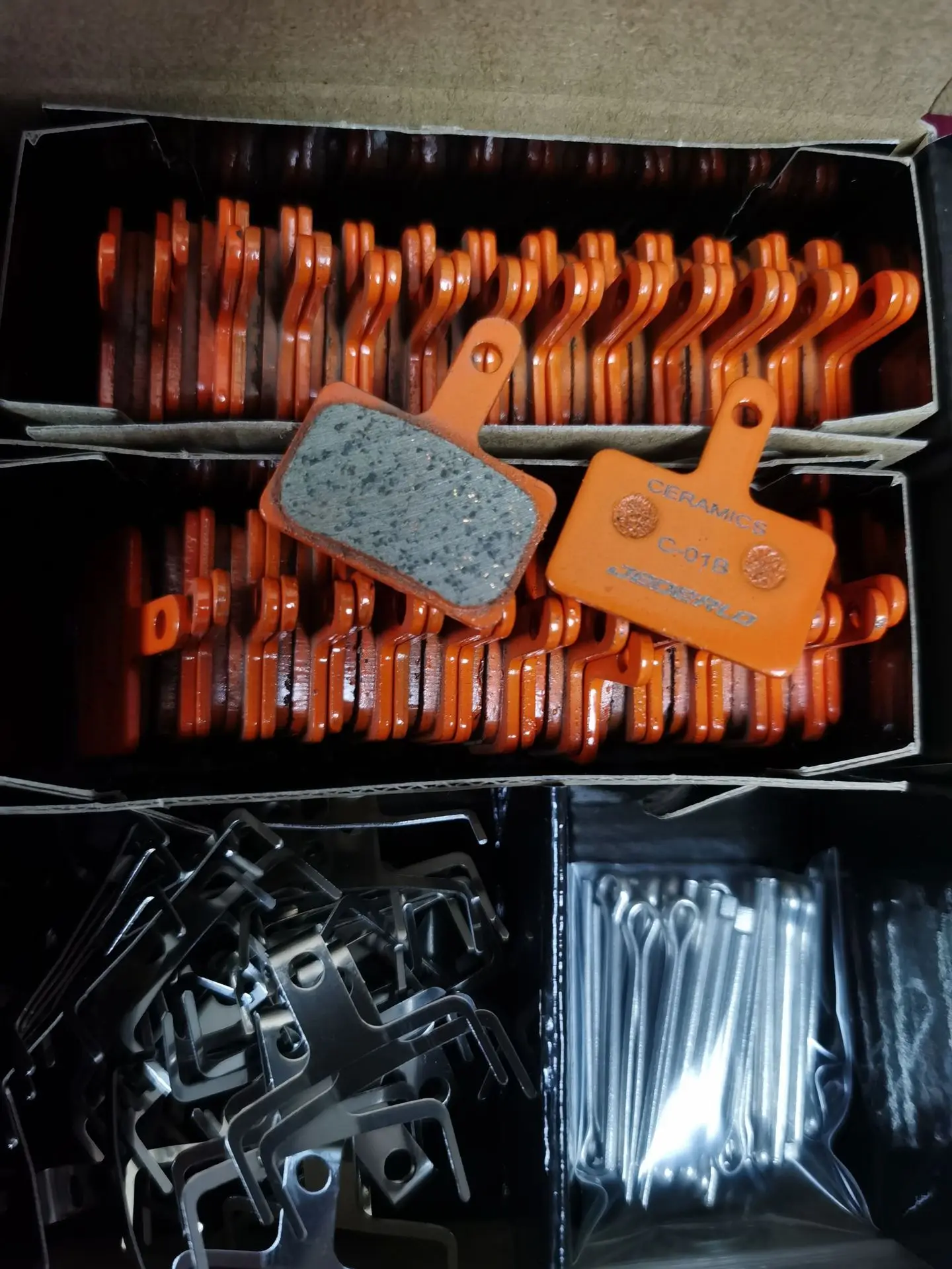 25 Pairs Bicycle Disc Brake Pads Mountain Bike Metal Ceramic Brake Pads Riding Cooling Pads for SHIMANO SRAM AVID Accessories