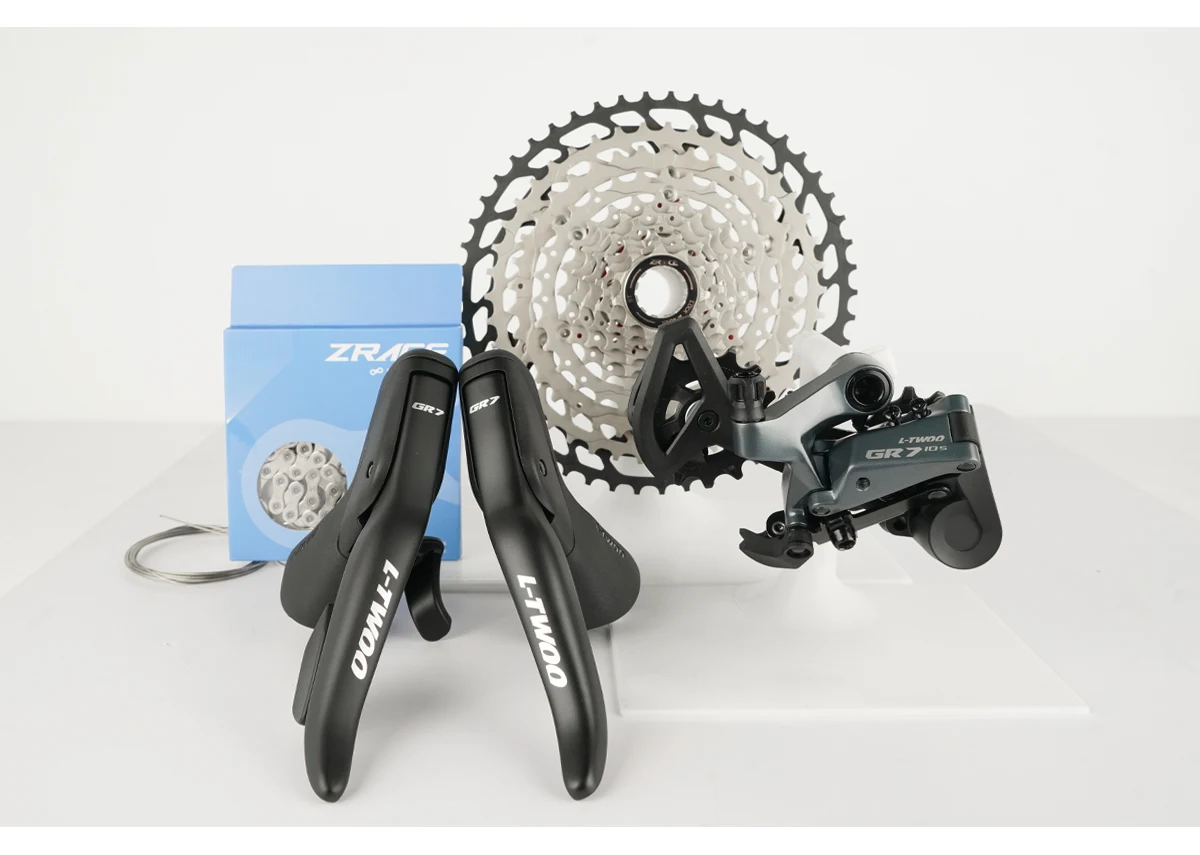 LTWOO GR7 1x10 Speed Cable Brake Mechanical Gravel Bike Groupset Left Right Shifter Rear Derailleur ZRACE Cassette Chain
