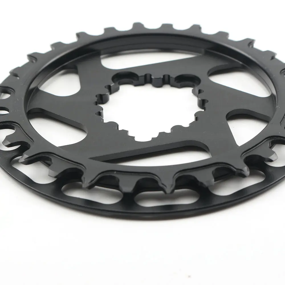 CRUZbike Mountain Bike Road Bicycle MTB Chainring 25/28/30/32/34/36/38/40/42/44TChainwheel Disc Protector and Tooth Integrated