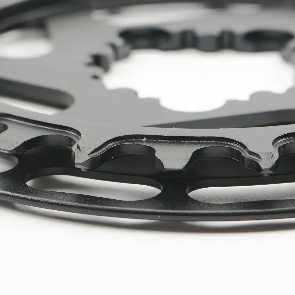 CRUZbike Mountain Bike Road Bicycle MTB Chainring 25/28/30/32/34/36/38/40/42/44TChainwheel Disc Protector and Tooth Integrated