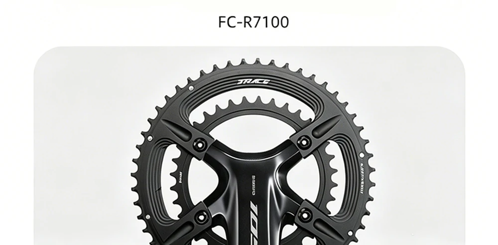 ZRACE Asymmetric Road Chainring 110BCD 4-Bolt, 105 FC-R7000 / ULTEGRA FC-R8000 / DURA-ACE FC-R9100, 50-34T 52-36T 53-39T