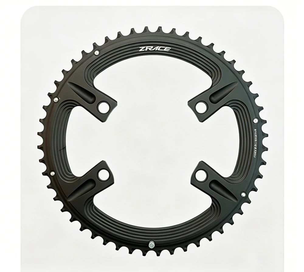 ZRACE Asymmetric Road Chainring 110BCD 4-Bolt, 105 FC-R7000 / ULTEGRA FC-R8000 / DURA-ACE FC-R9100, 50-34T 52-36T 53-39T