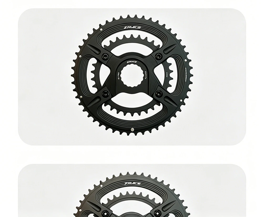 ZRACE Asymmetric Road Chainring 110BCD 4-Bolt, 105 FC-R7000 / ULTEGRA FC-R8000 / DURA-ACE FC-R9100, 50-34T 52-36T 53-39T