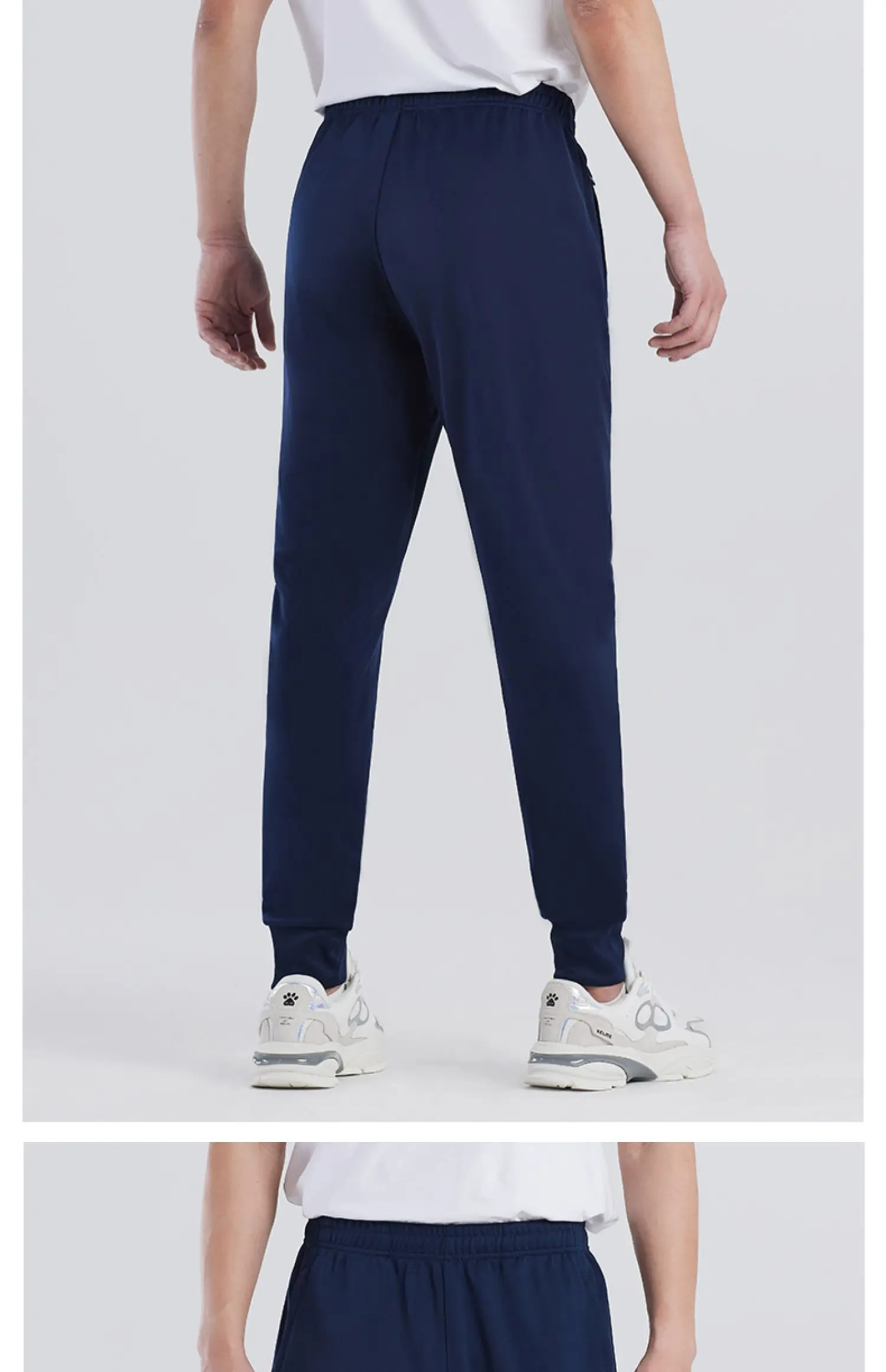 KELME Casual Sports Pants In Summer And Autumn Thin Breathable Knitted Leggings For Men And Women Contrast Printing 3881350-1