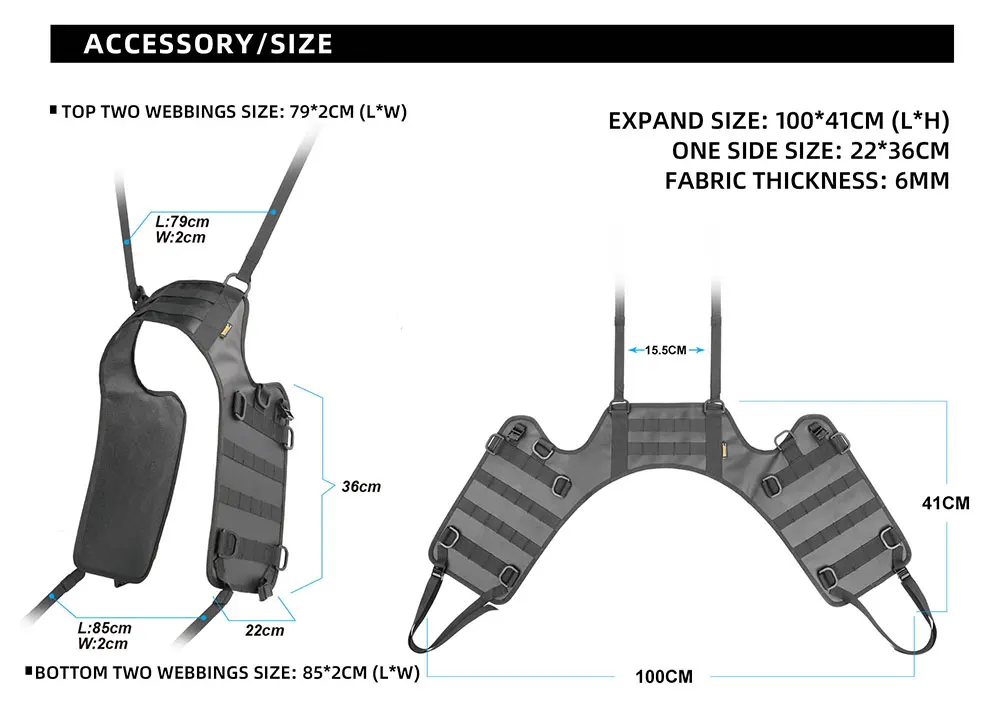 Rhinowalk Motorcycle Side Bag With Base Waterproof 6L/8L/10L/15L Motor Rear Seat Bag Rack Motocross Storage Backpack