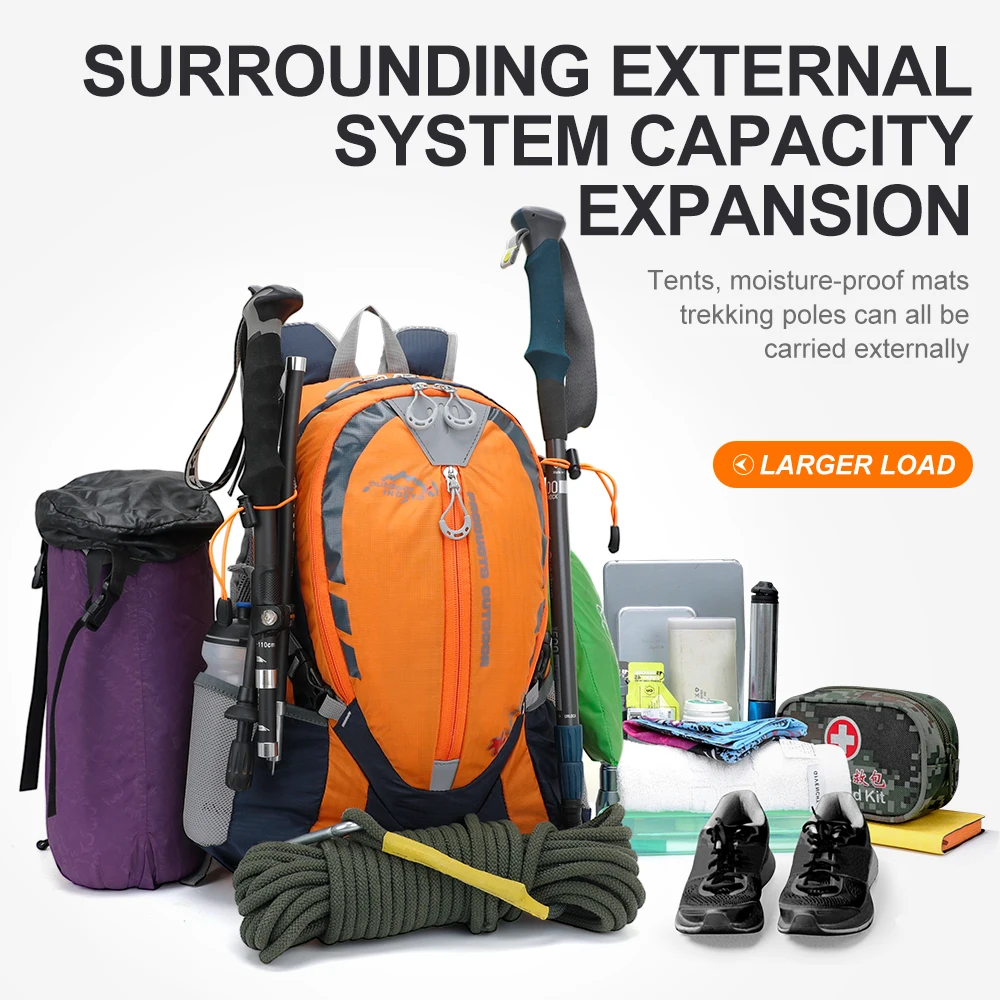 25L Mountaineering Hydrating Trail Running Backpack Cycling Bicycle And Motorcycle Backpack Marathon Hiking With 2L Water Bag